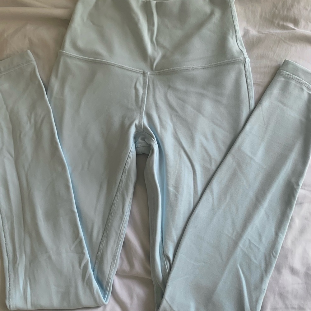 lululemon 28in align powder blue leggings